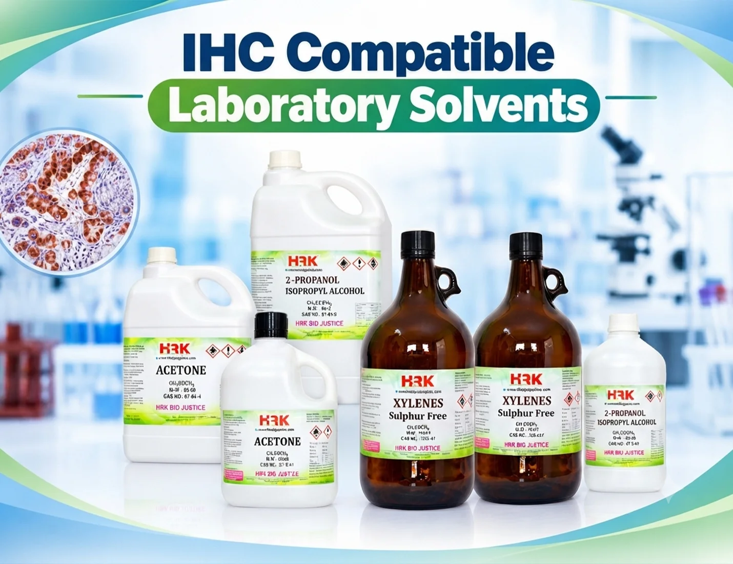 IHC Compatible Laboratory Solvents