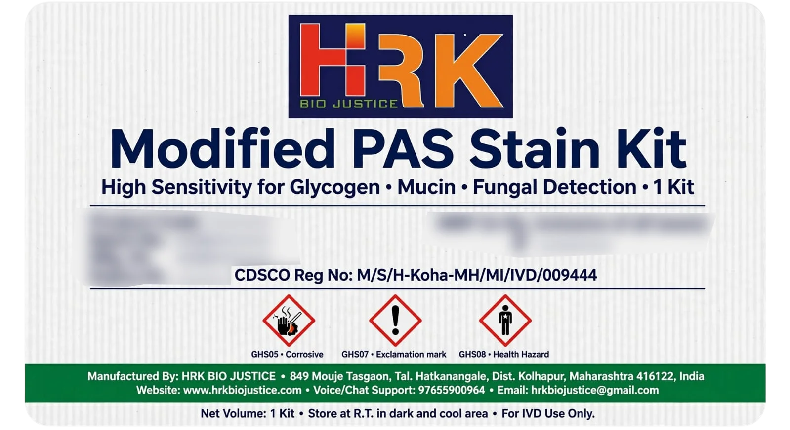Modified PAS Stain Kit